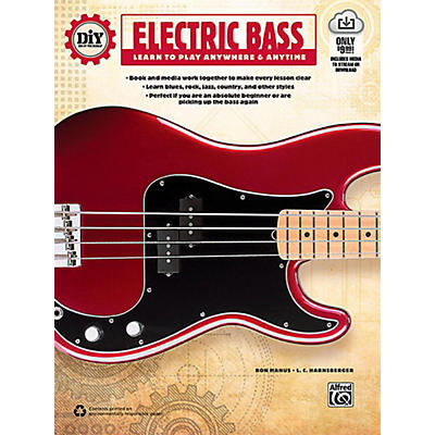 Alfred DiY (Do it Yourself) Electric Bass - Book & Streaming Video