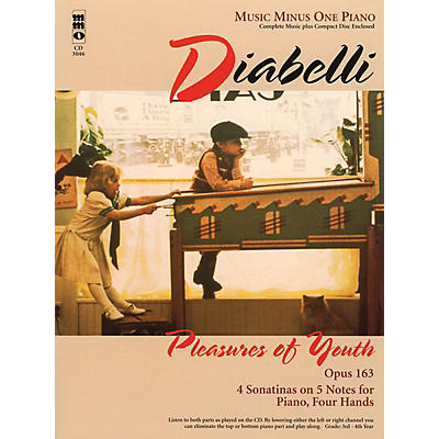 Music Minus One Diabelli - Pleasures of Youth Music Minus One Series Softcover with CD Composed by Anton Diabelli