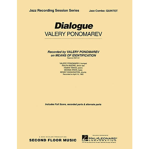 Second Floor Music Dialogue (Quintet) Jazz Band Level 4-5 Composed by Valery Ponomarev