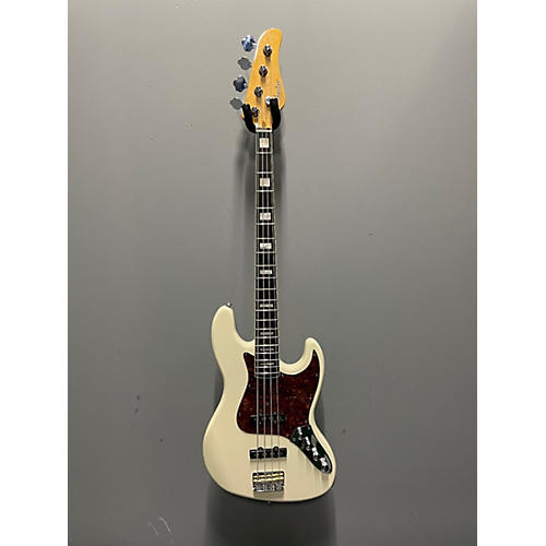 Schecter Guitar Research Diamond Passive Custom Active Electric Bass Guitar Olympic Pearl