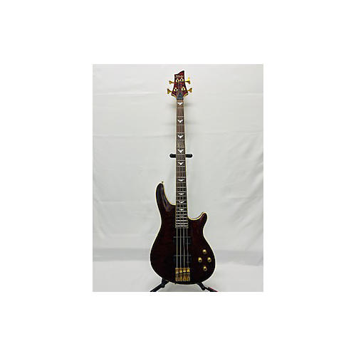 Schecter Guitar Research Diamond Series C4 Electric Bass Guitar Faded Tobacco