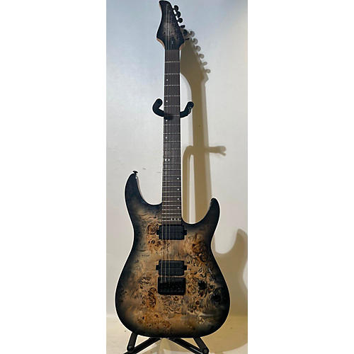 Schecter Guitar Research Diamond Series CR-6 Solid Body Electric Guitar poplar burl