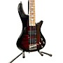 Used Schecter Guitar Research Diamond Series Electric Bass Guitar trans cherry