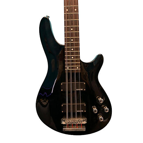 Schecter Guitar Research Diamond Series Omen 8 Electric Bass Guitar Black
