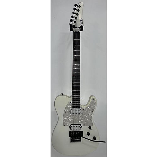 Schecter Guitar Research Diamond Series PT Fr Solid Body Electric Guitar White
