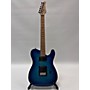 Used Schecter Guitar Research Diamond Series PT Pro Solid Body Electric Guitar Trans Blue Burst