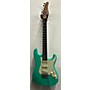 Used Schecter Guitar Research Diamond Series PT Solid Body Electric Guitar Surf Green