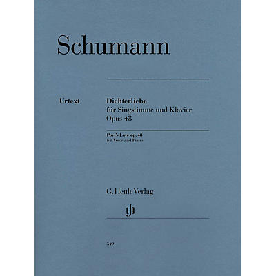 G. Henle Verlag Dichterliebe for Voice and Piano, Op. 48 Henle Music Softcover by Robert Schumann Edited by Kazuko Ozawa