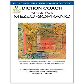 G Schirmer Diction Coach Arias For Mezzo Soprano G