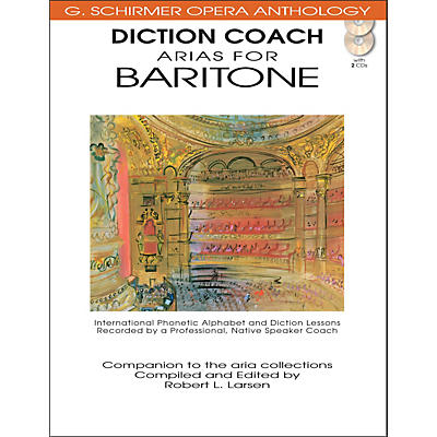 G. Schirmer Diction Coach Arias for Baritone - G Schirmer Opera Anthology Book/2CD's