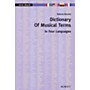 Schott Dictionary of Musical Terms in Four Languages Schott Series Softcover Written by Roberto Braccini