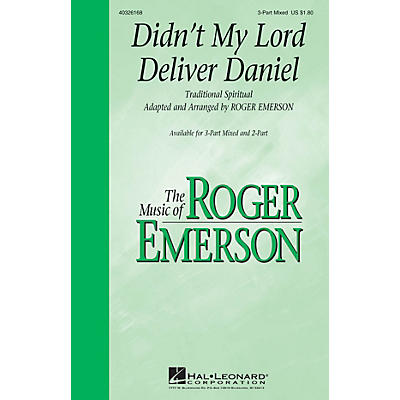 Hal Leonard Didn't My Lord Deliver Daniel 3-Part Mixed arranged by Roger Emerson