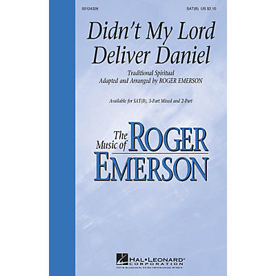 Hal Leonard Didn't My Lord Deliver Daniel SAT(B)