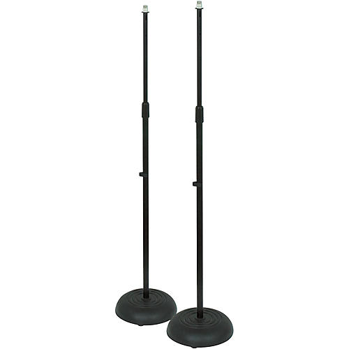 Musician's Gear Die-Cast Mic Stand 2-Pack Black