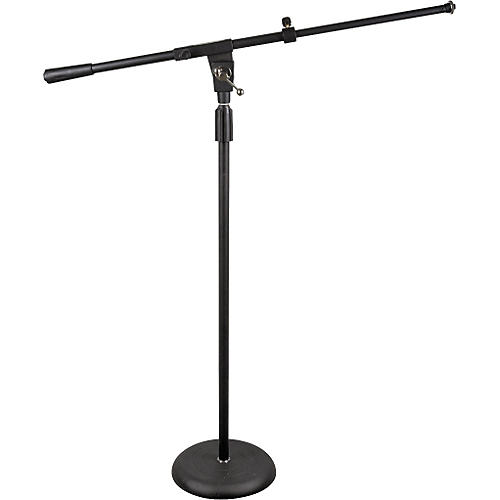 Die-Cast Mic Stand With Telescoping Boom