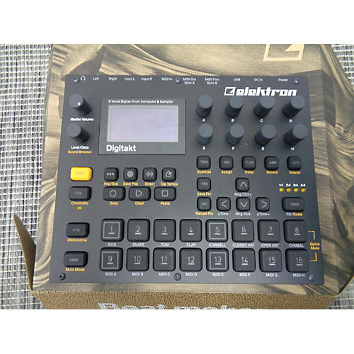Elektron Digitakt 8-Voice Digital Drum Computer And Sampler Production Controller
