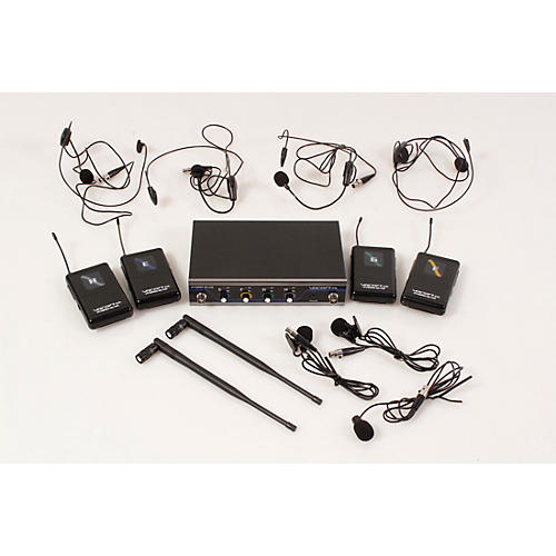 Vocopro Digital-34-AI All-Inclusive 4-Channel PLL Wireless Handheld Headset Instrument System Condition 3 - Scratch and Dent  194744686276