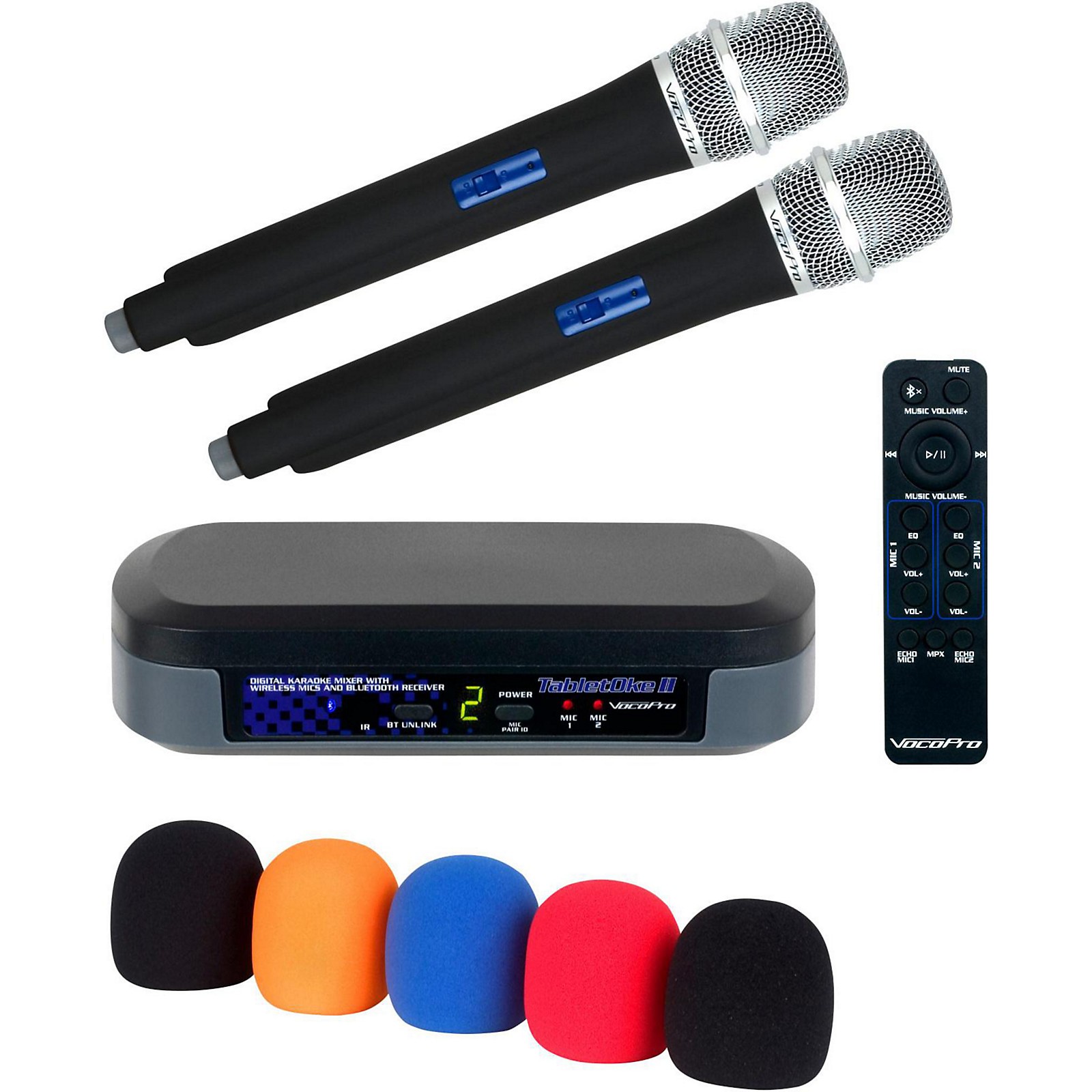 Vocopro Digital Karaoke Mixer With Wireless Mics And Bluetooth