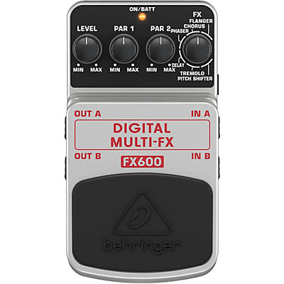 Behringer Digital Multi-FX FX600 Guitar Multi-Effects Pedal