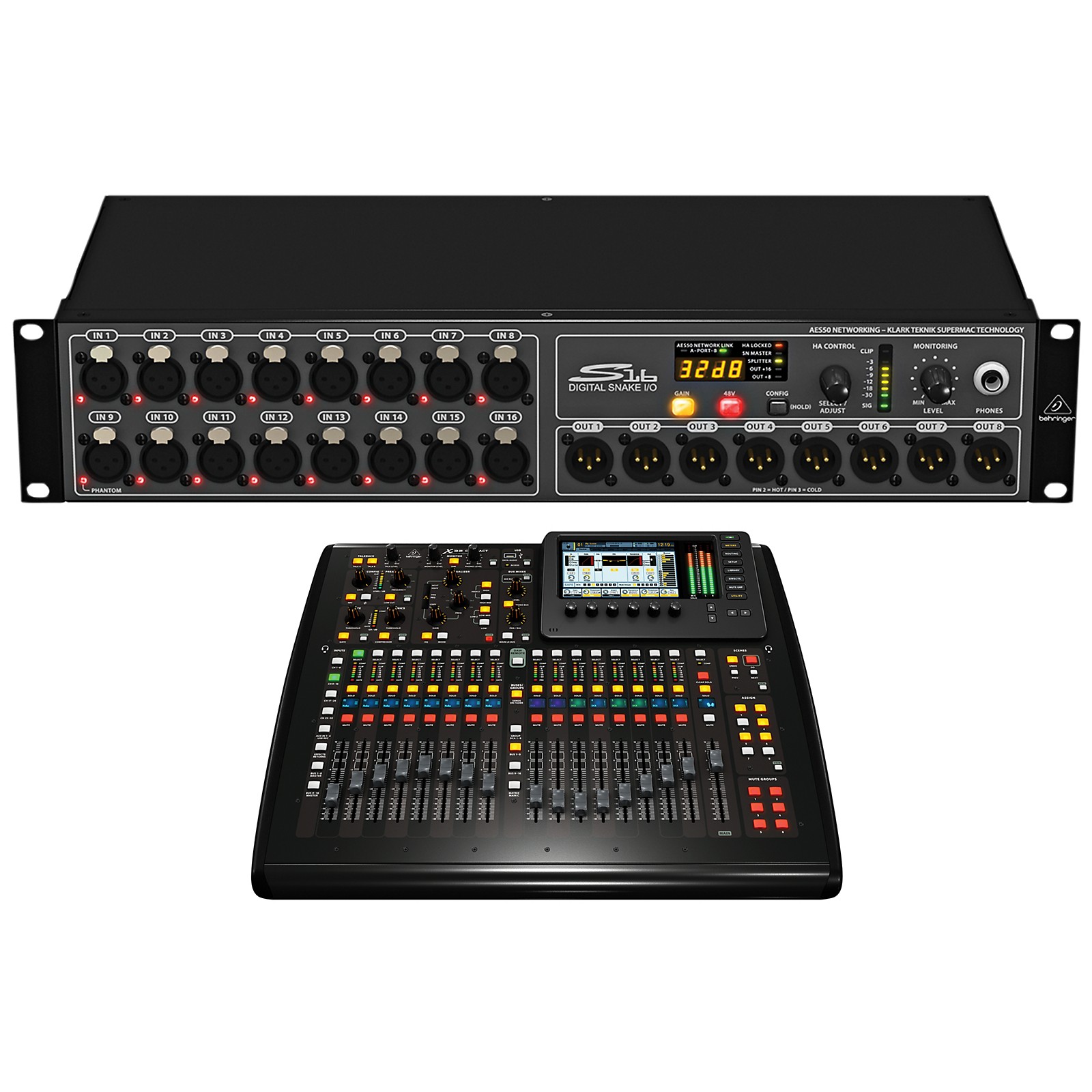 Behringer Digital Snake and Compact Mixer Package Musician's Friend