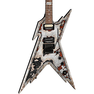 Dean Dime Razorback Rust Electric Guitar With Case