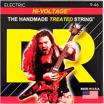 DR Strings Dimebag Darrell Hi-Voltage Electric Guitar Strings - Medium Light (9-46)