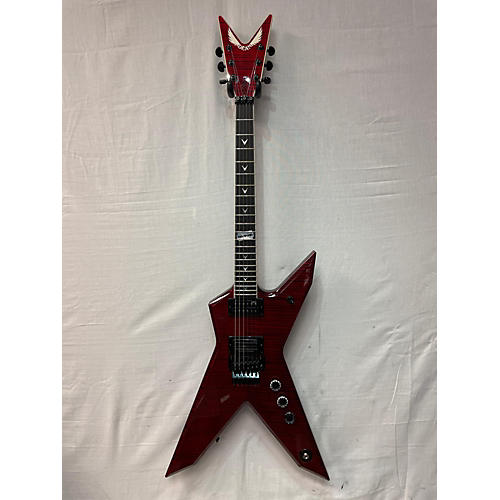 Dean Dimebag Rebel Solid Body Electric Guitar Trans Red