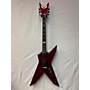 Used Dean Dimebag Rebel Solid Body Electric Guitar Trans Red