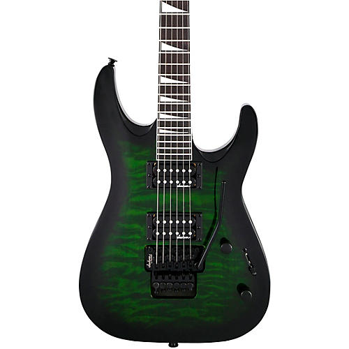 Jackson Dinky JS32Q DKA Arch Top Electric Guitar Condition 1 - Mint Transparent Green Burst