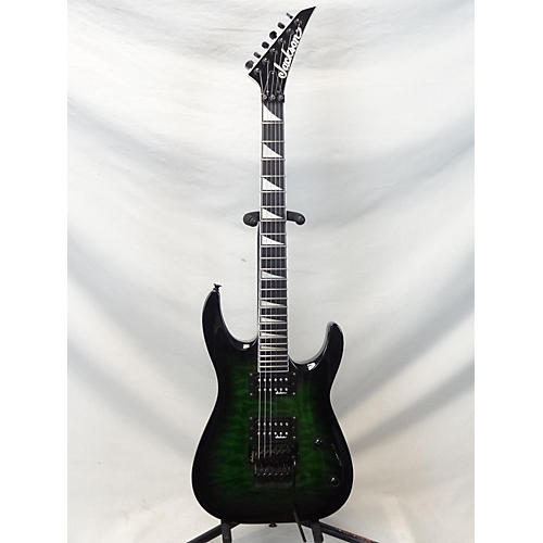 Jackson Dinky JS32Q Solid Body Electric Guitar Transparent Green