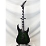 Used Jackson Dinky JS32Q Solid Body Electric Guitar Transparent Green