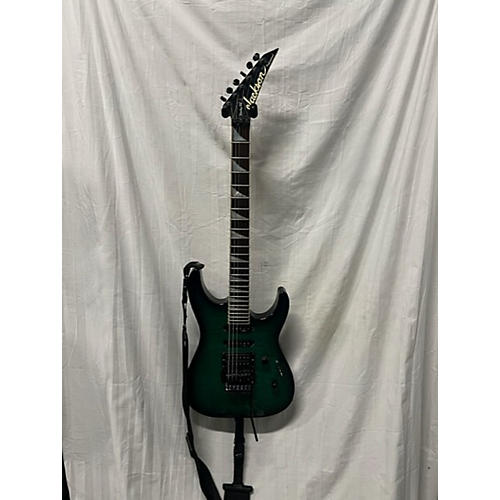 Jackson Dinky XL Professional Solid Body Electric Guitar Transparent Green