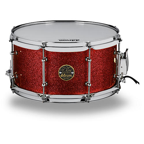 Ddrum Dios Maple Snare 13 x 7 in. Red Cherry Sparkle