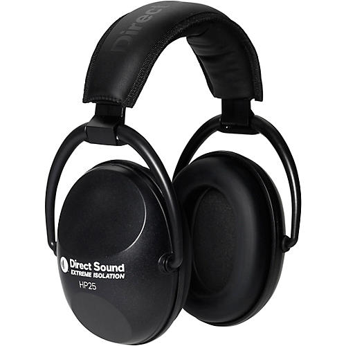 Direct Sound HP-25 Extreme Isolation Headphones Condition 1 - Mint Black