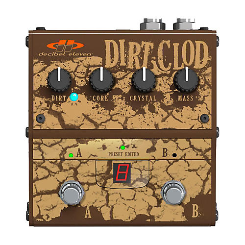 Dirt Clod Analog Overdrive-Distortion Guitar Effects Pedal