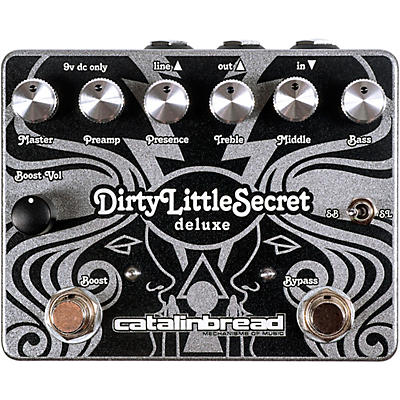 Catalinbread Dirty Little Secret Deluxe Foundation Overdrive Effects Pedal