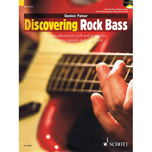 Schott Discovering Rock Bass Guitar Series Softcover with CD Written by Dominic Palmer