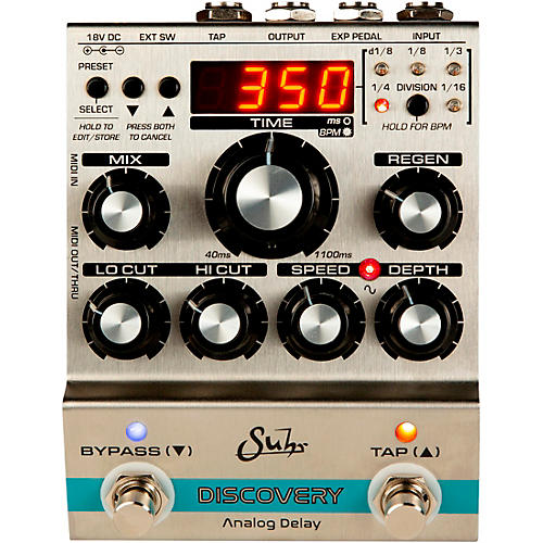 Suhr Discovery Analog Delay Effects Pedal Condition 1 - Mint Silver