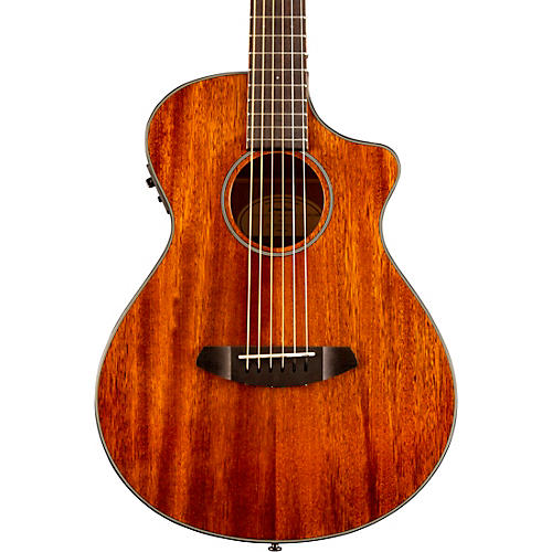 Breedlove Discovery Companion CE Mahogany Acoustic-Electric Guitar Natural
