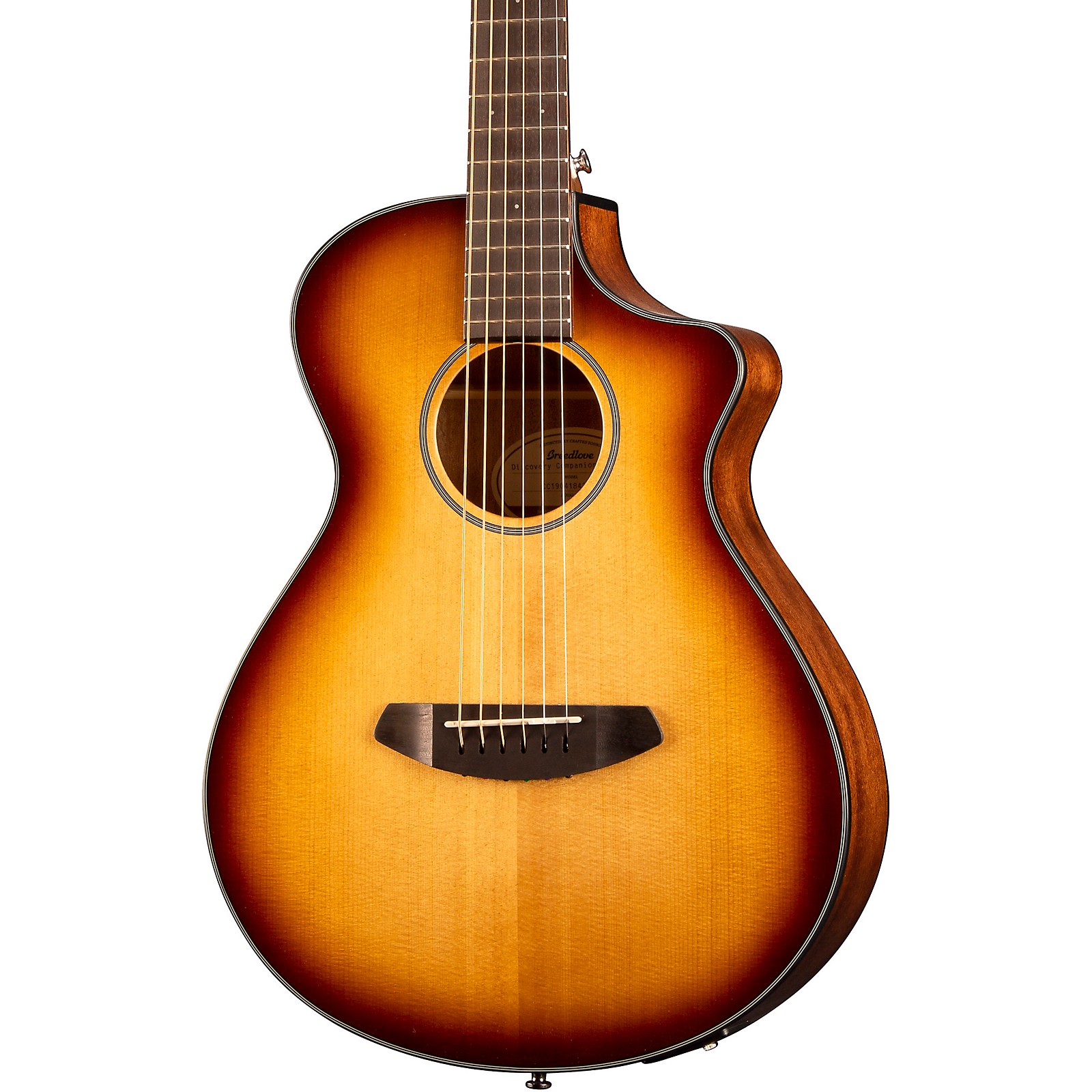 Breedlove Discovery Companion Cutaway Ce Acoustic Electric Guitar Sunburst Musicians Friend 2273