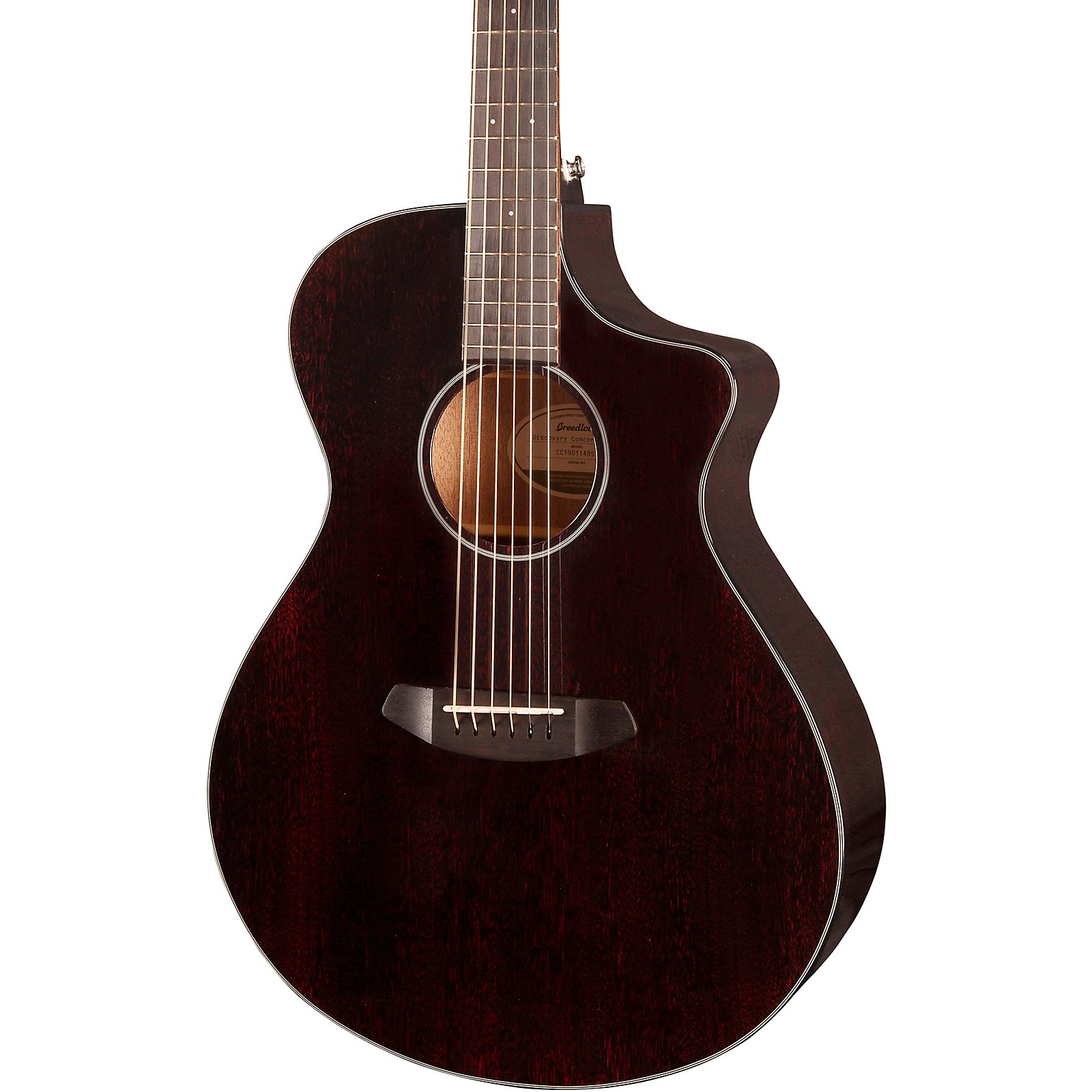 Breedlove Discovery Concert CE Black Widow AcousticElectric Guitar