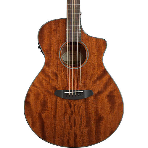Breedlove Discovery Concert CE Mahogany Acoustic-Electric Guitar Natural