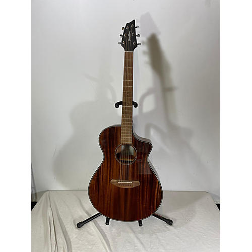 Breedlove Discovery Concert Cutaway Acoustic Electric Guitar natural brown