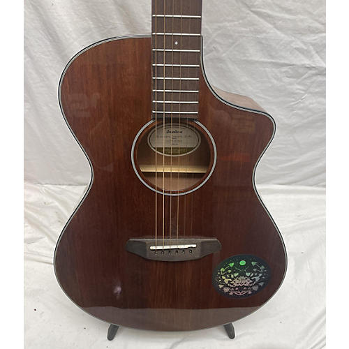 Breedlove Discovery Concert Cutaway Acoustic Electric Guitar Brown