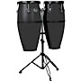 LP Discovery Conga Set with Double Conga Stand 10 and 11 in. Onyx