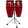 LP Discovery II Series Conga Set With Stand - 10 and 11 in. Red