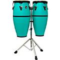 LP Discovery II Series Conga Set With Stand - 10 and 11 in. Red10 and 11 in. Sea Foam