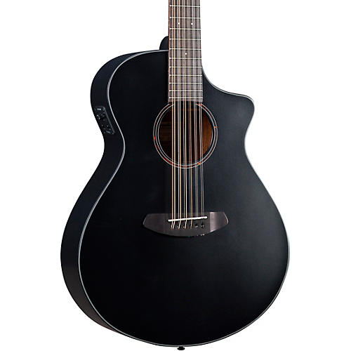 Breedlove Discovery S CE European Spruce 12-String Concert Acoustic-Electric Guitar Black