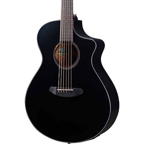 Breedlove Discovery S CE European Spruce Concert Acoustic-Electric Guitar Black