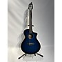 Used Breedlove Discovery S Concert Nylon CE Classical Acoustic Electric Guitar Blue